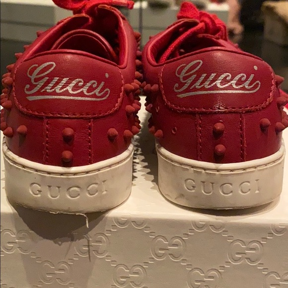 Gucci Shoes Gucci Spikes Sneakers Size 3 Kids Poshmark